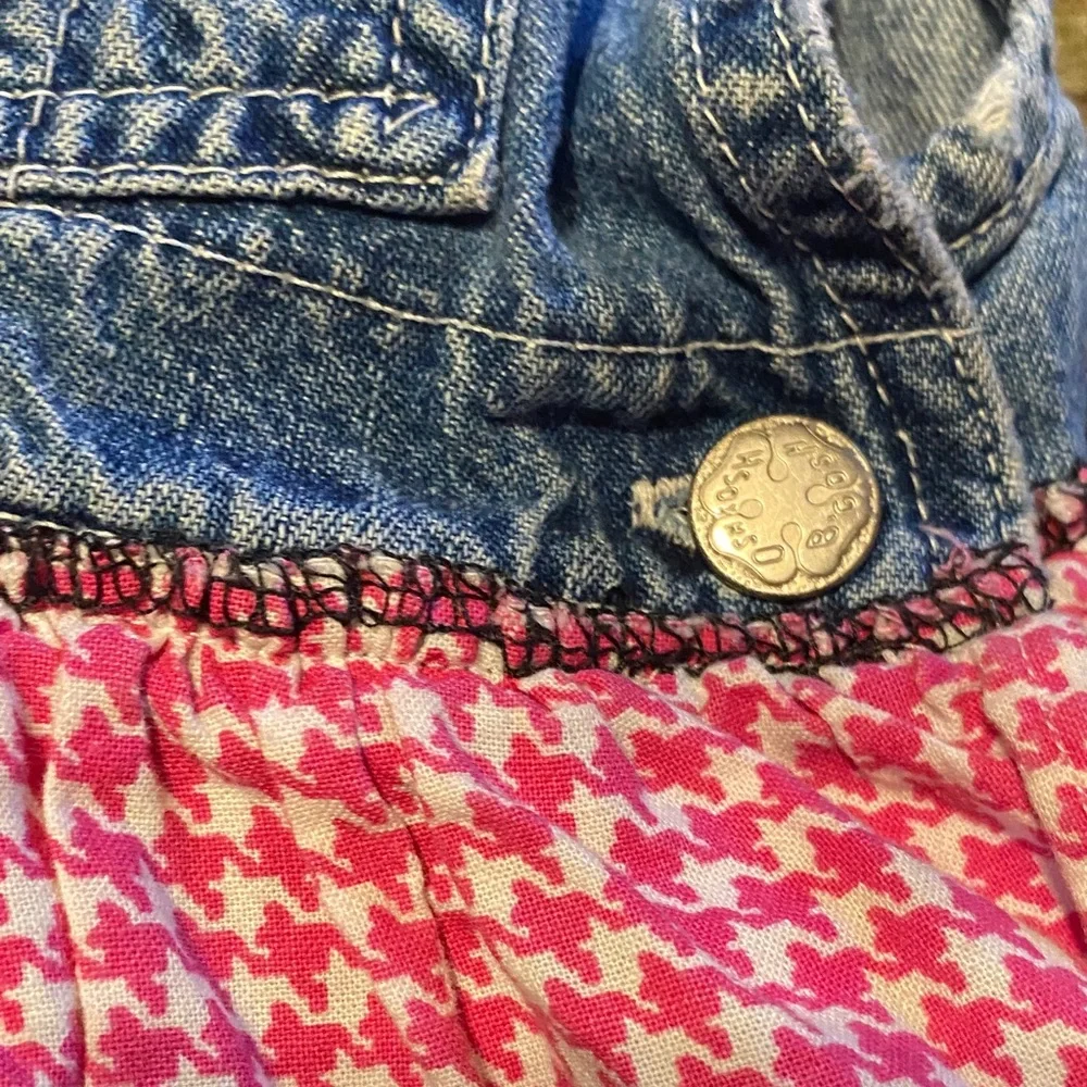 OshKosh B'gosh Denim Overall Dress with Paris Skirt toddler Med